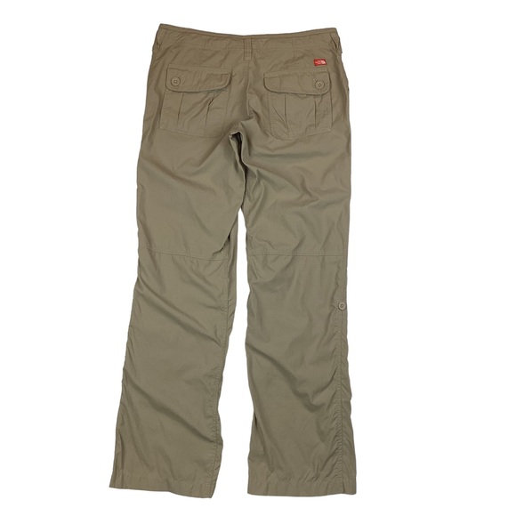 North Face Convertible Cargo Hiking Camping Pant Tan Nylon - Picture 4 of 12